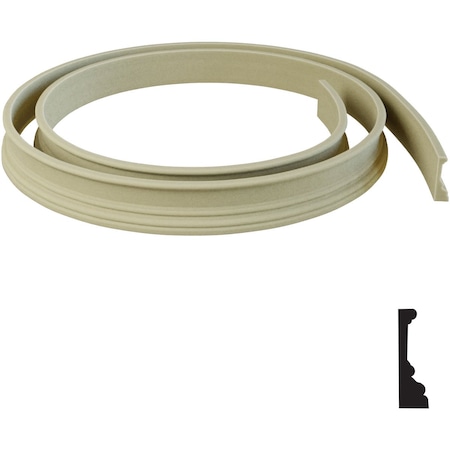 Ekena Millwork 3 7/16"H x 1"D x 144"L Casing Flexible Moulding CASF03X01X144